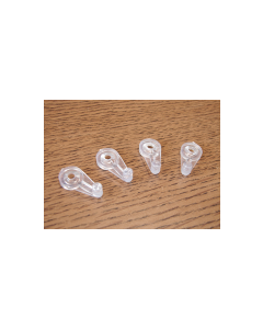 Hardware - PT-14 - Male - Female Corner Clips - White Shaker Only - Pair