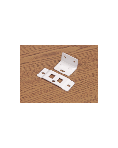 Hardware - PT-2 - Male - Female Corner Clips - White Shaker Only - Pair